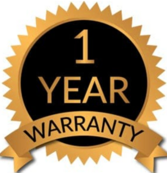 1 Year Warranty